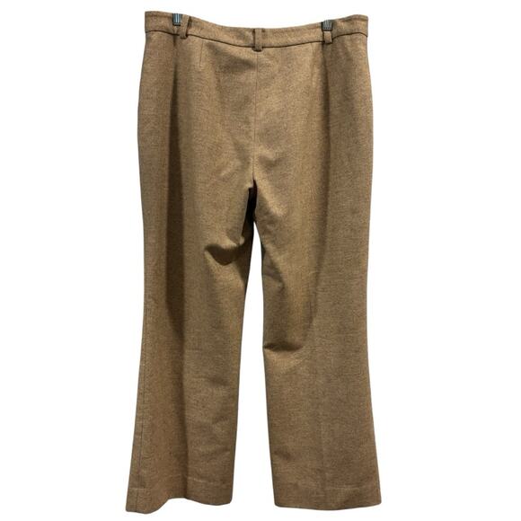 Ralph Lauren Women’s Beige/Camel Herringbone Wool Pants, trousers, Size 12P - Picture 7 of 7